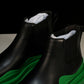 Вottega Veneta Tire Ankle Chelsea Boots 'Black Green'