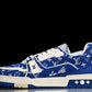 Louis Vuittоп Trainer Low 'Blue Monogram Textile'