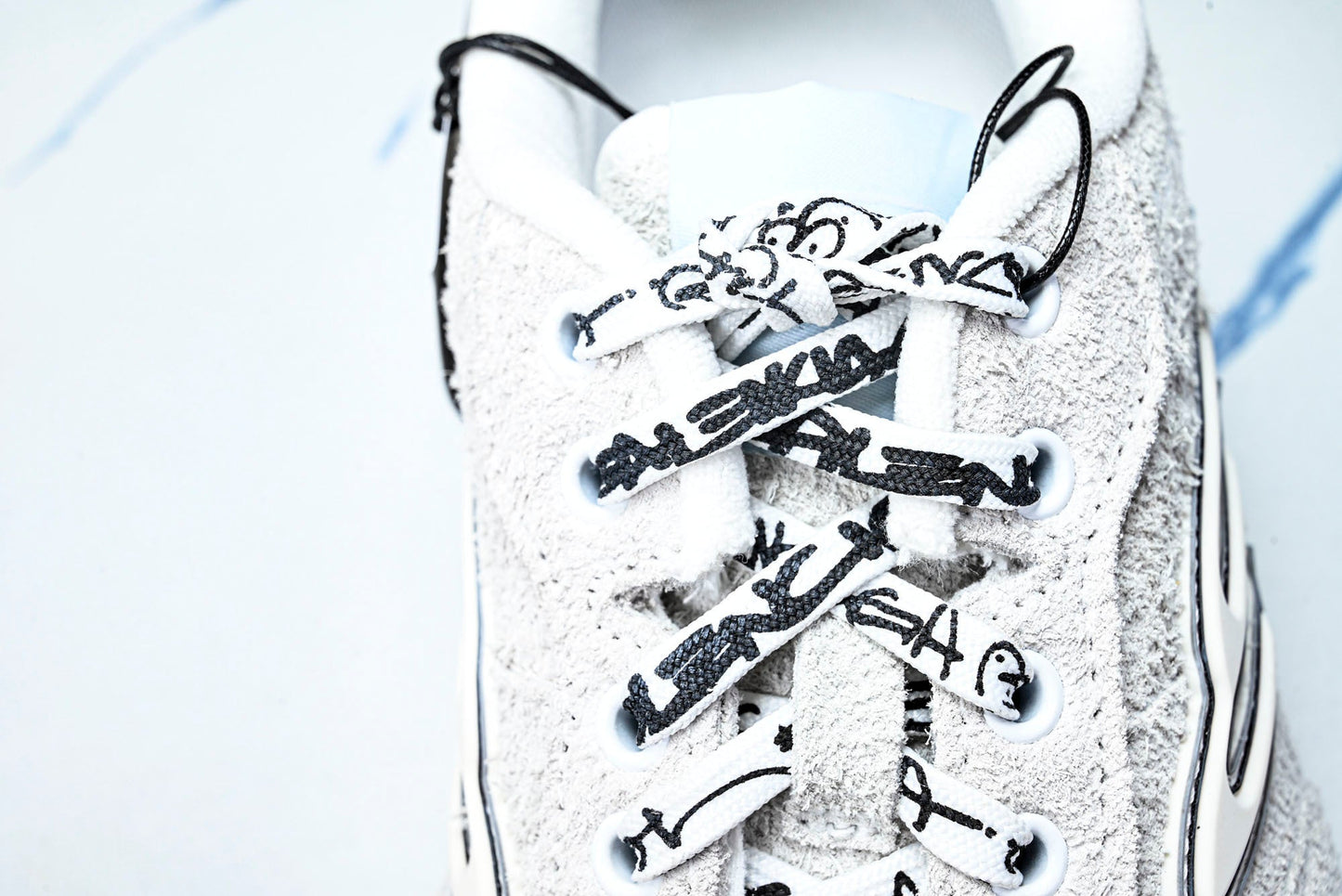 Вalenciaga Hamptons Suede Sneaker 'Off-White'