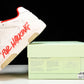 Off-White Out Of Office OOO Low Top "For Walking - White Red