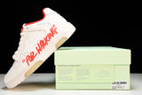 Off-White Out Of Office OOO Low Top "For Walking - White Red