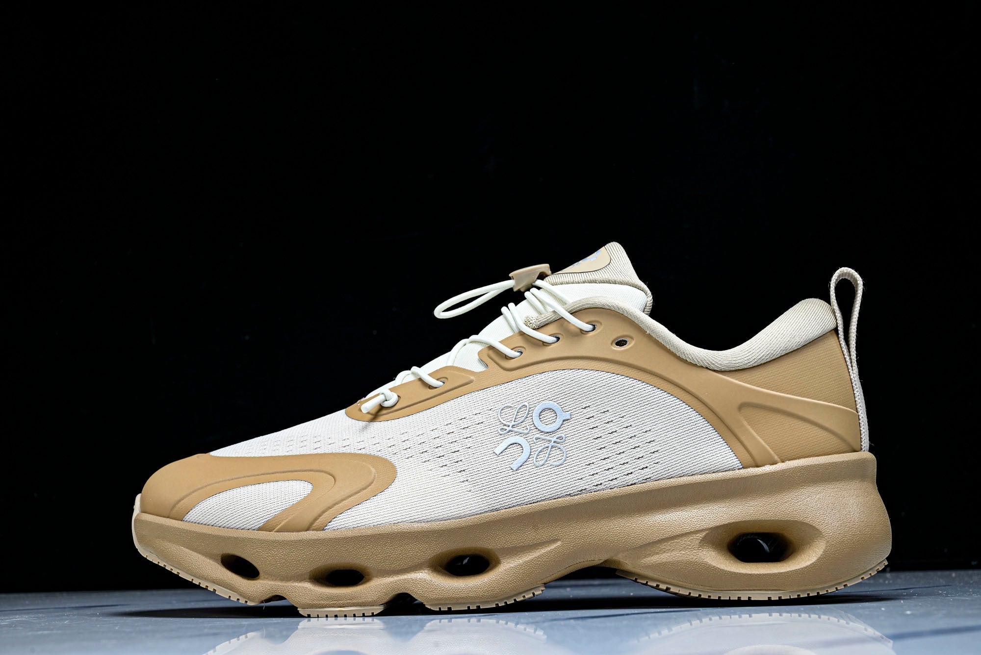 LOEWE × ON Cloudsolo 'Dark Sand Cream'