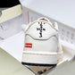 Travis Scott AJ1 Low x Supreme 'White Black Sole' (Custom)