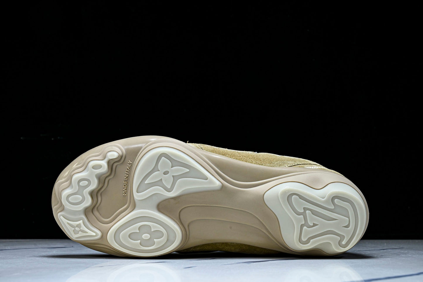 Louis Vuittоп Footprint Football Sneaker 'Beige Suede'