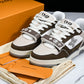 Louis Vuittоп Trainer Low Velcro Strap 'Mocha'