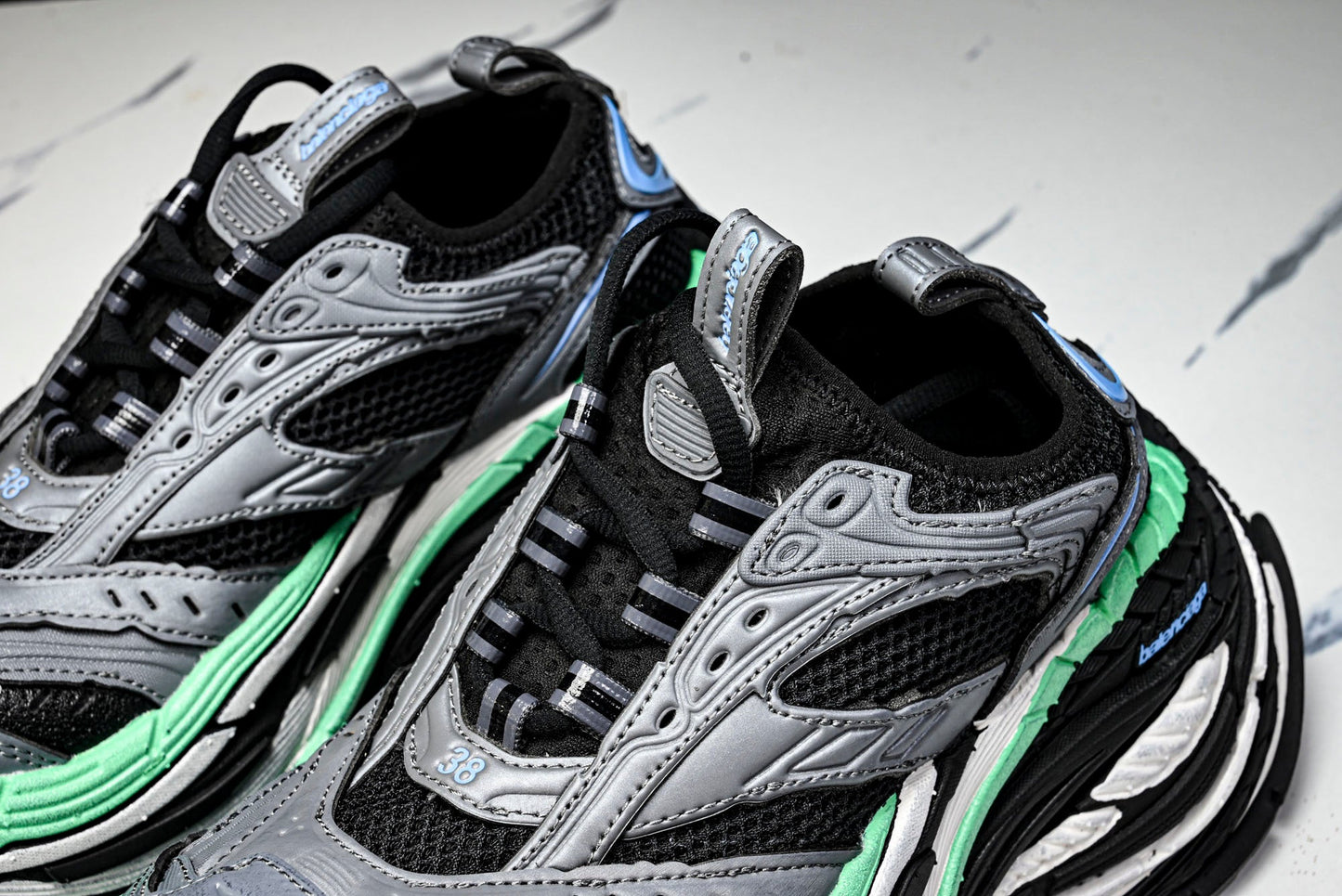 Вalenciaga Platform Sneaker 'Black Green Grey'
