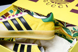 Guссi x Gazelle 'Yellow Green Velvet'