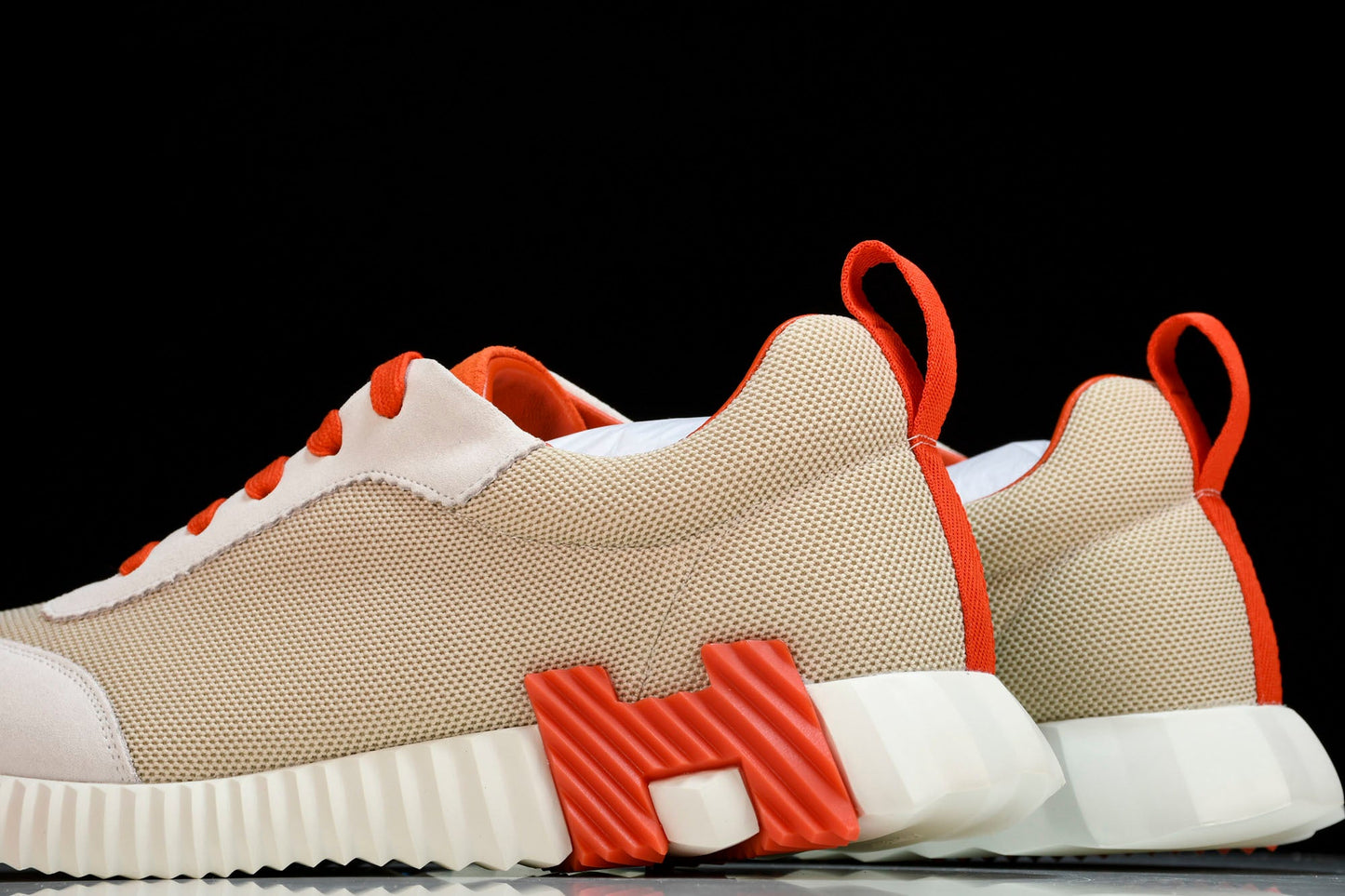 Hermès Bouncing Sneaker 'Beige Orange Bleu'