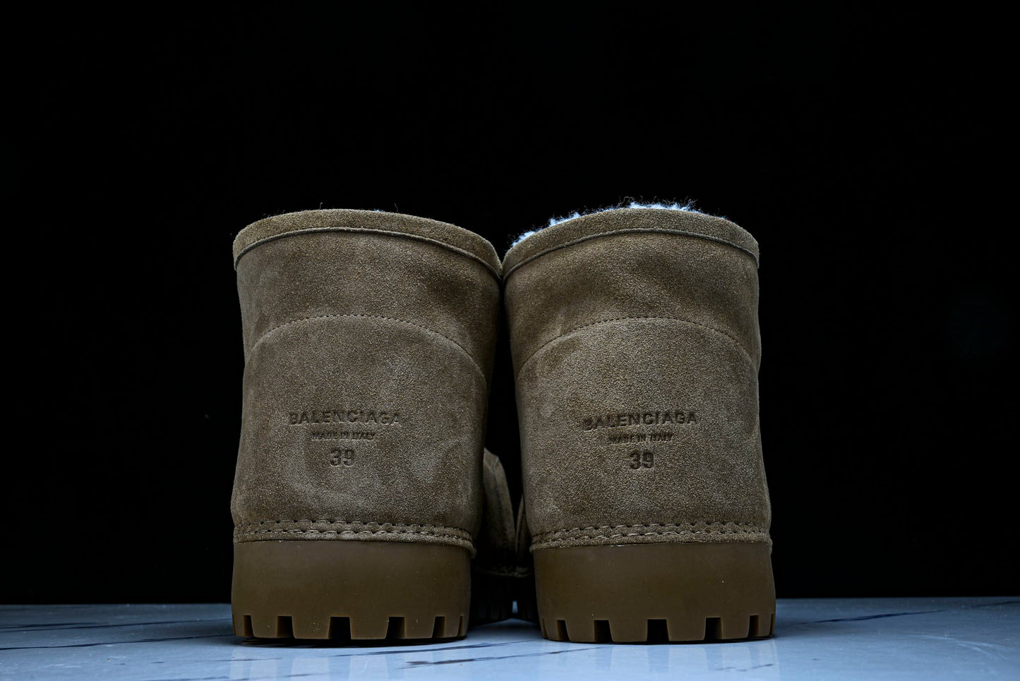 Вalenciaga Alaska Fur Low Boot 'Brown'