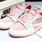 Travis Scott AJ1 Retro Low OG 'Shy Pink'