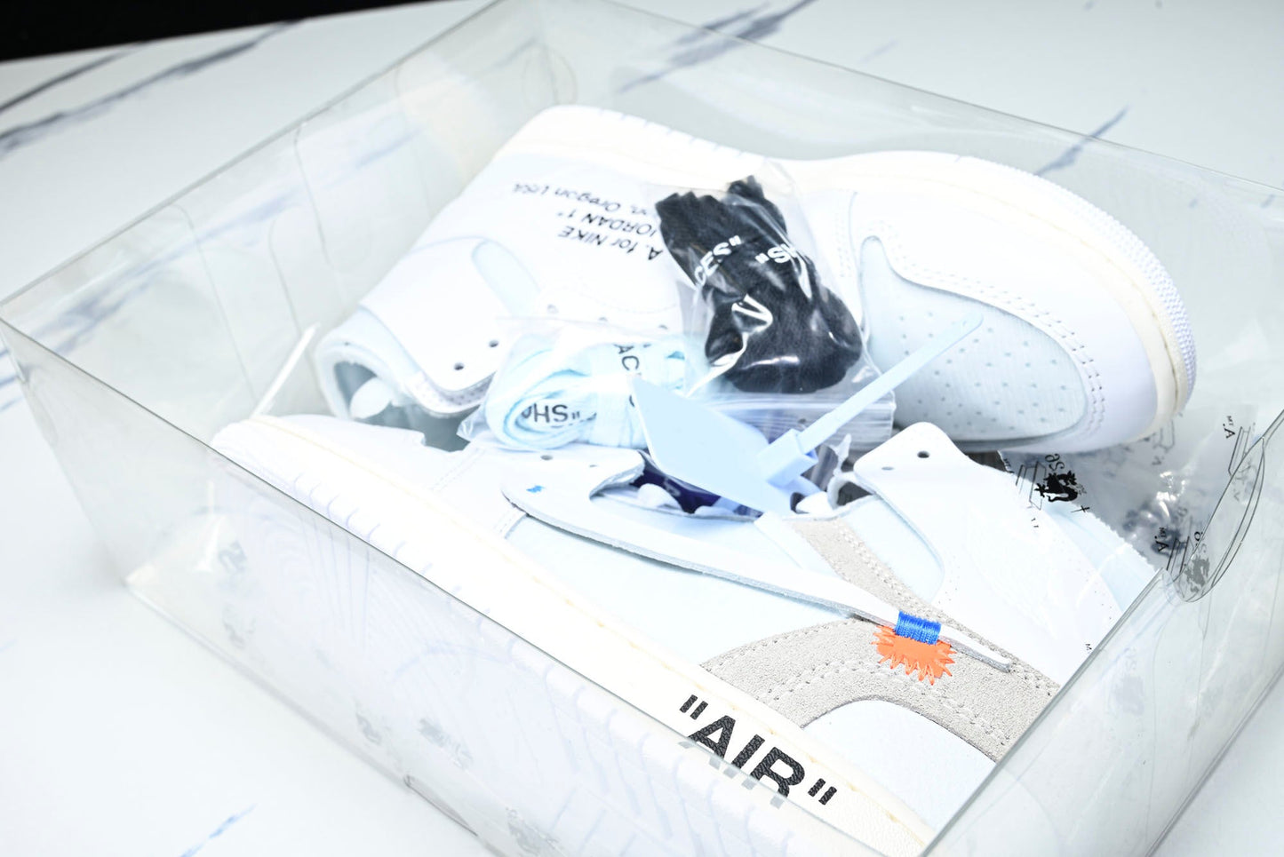 Off-White x Virgil Abloh Archive AJ1 Retro High 'Alaska'