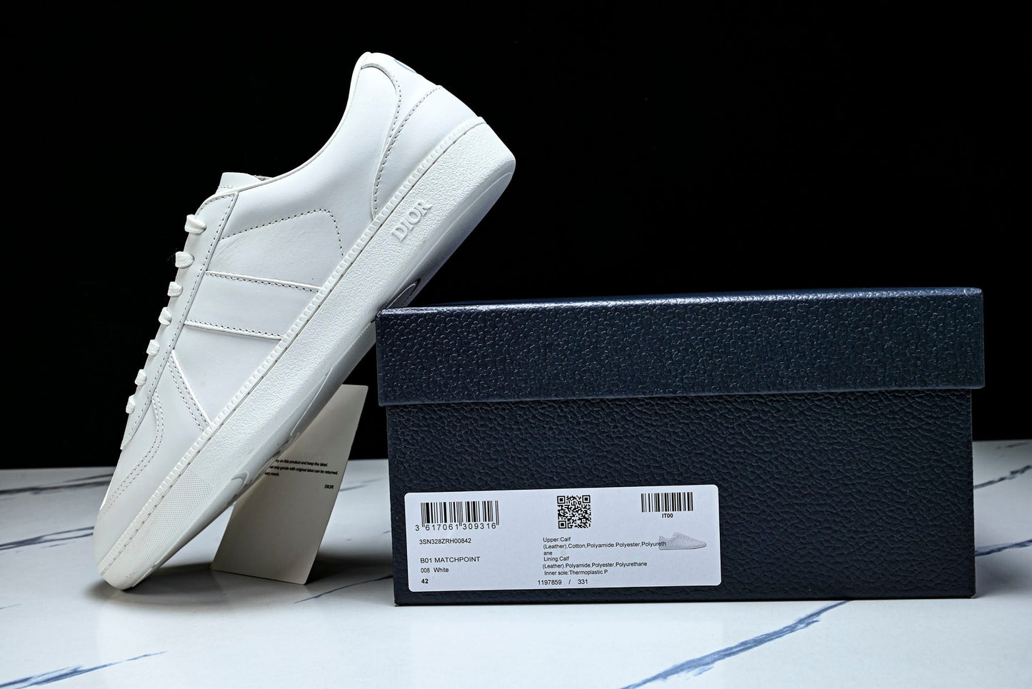 D1or B01 Matchpoint Sneaker 'Triple White'