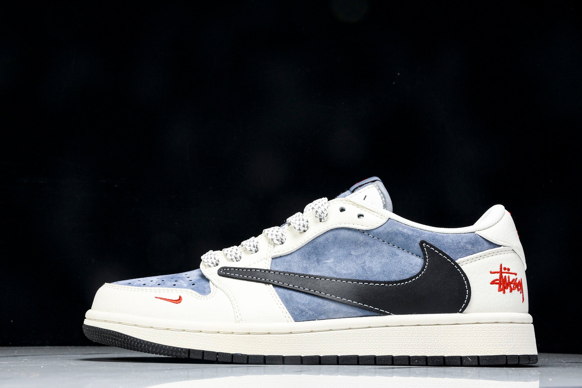 Travis Scott AJ1 Low x Stussy 'Playstation' (Custom)