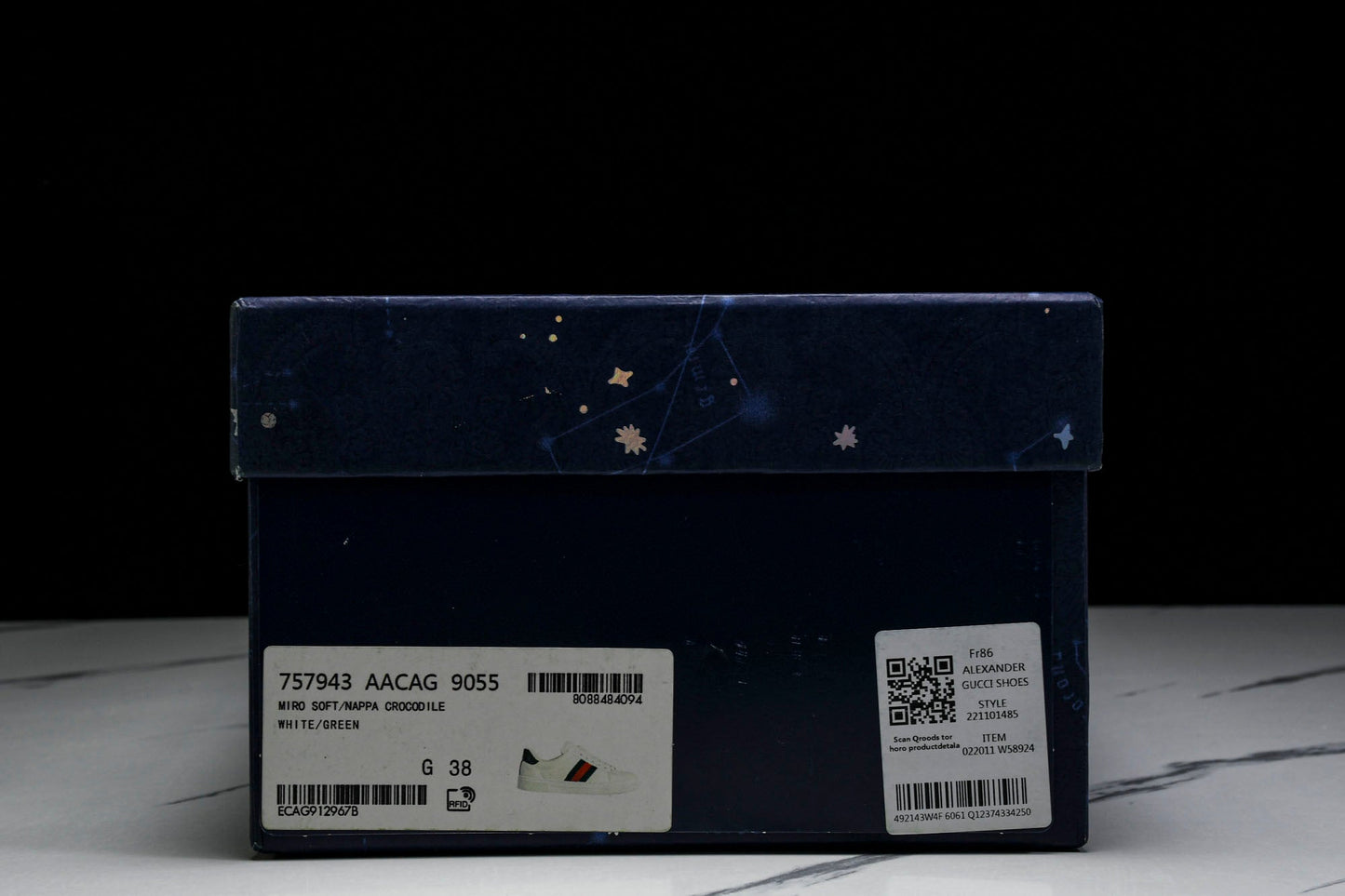 Guссi Ace Web 'White' - (W) UK 4 / (W) US 7 / EU 37