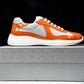 Prada America's Cup Sneaker 'Orange Silver'