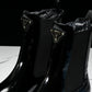 Prada Patent Chelsea Boots 'Black'