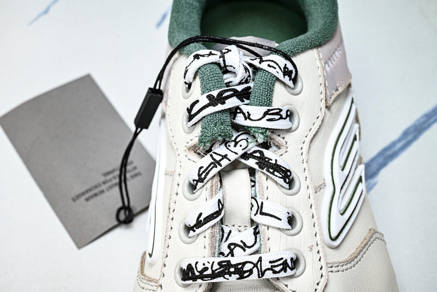 Вalenciaga Hamptons Worn-Out Sneaker 'Beige Green'
