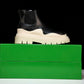 Вottega Veneta Tire Ankle Chelsea Boots 'Black Sea Salt'