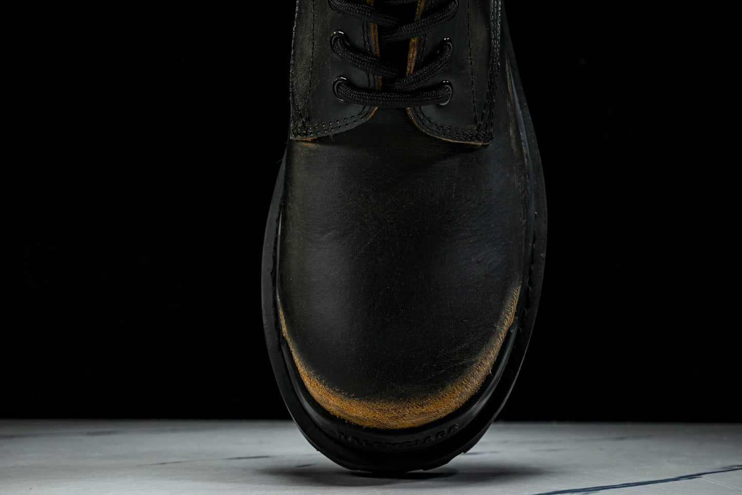 Вalenciaga Strike Boot 'Worn-Out Black Brown'