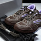 Вalenciaga Hamptons Worn-Out Sneaker 'Brown Lilac'