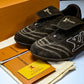 Louis Vuittоп Footprint Football Sneaker 'Brown Suede'