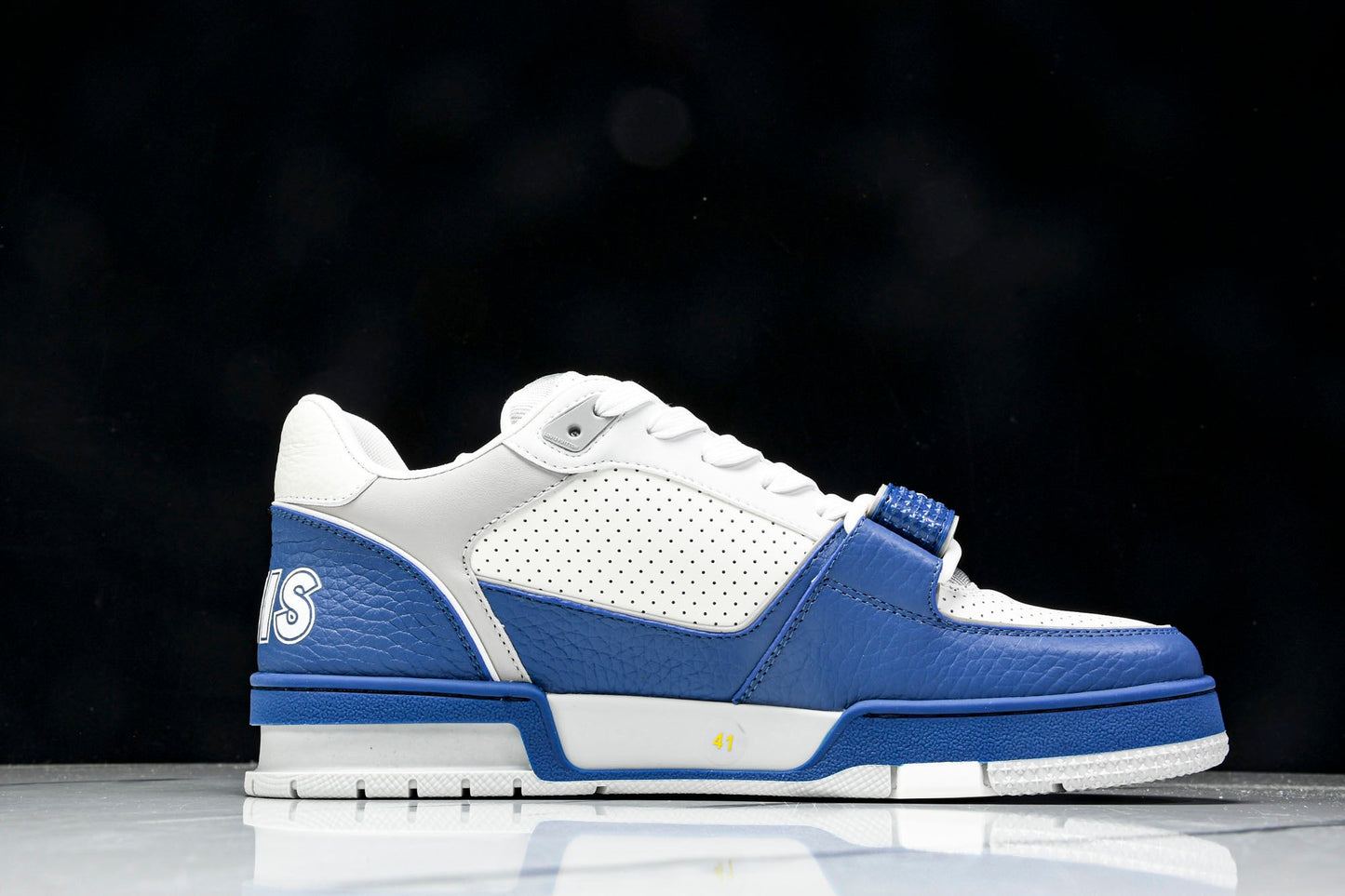 Louis Vuittоп Trainer Low Velcro Strap 'Perforated Blue'