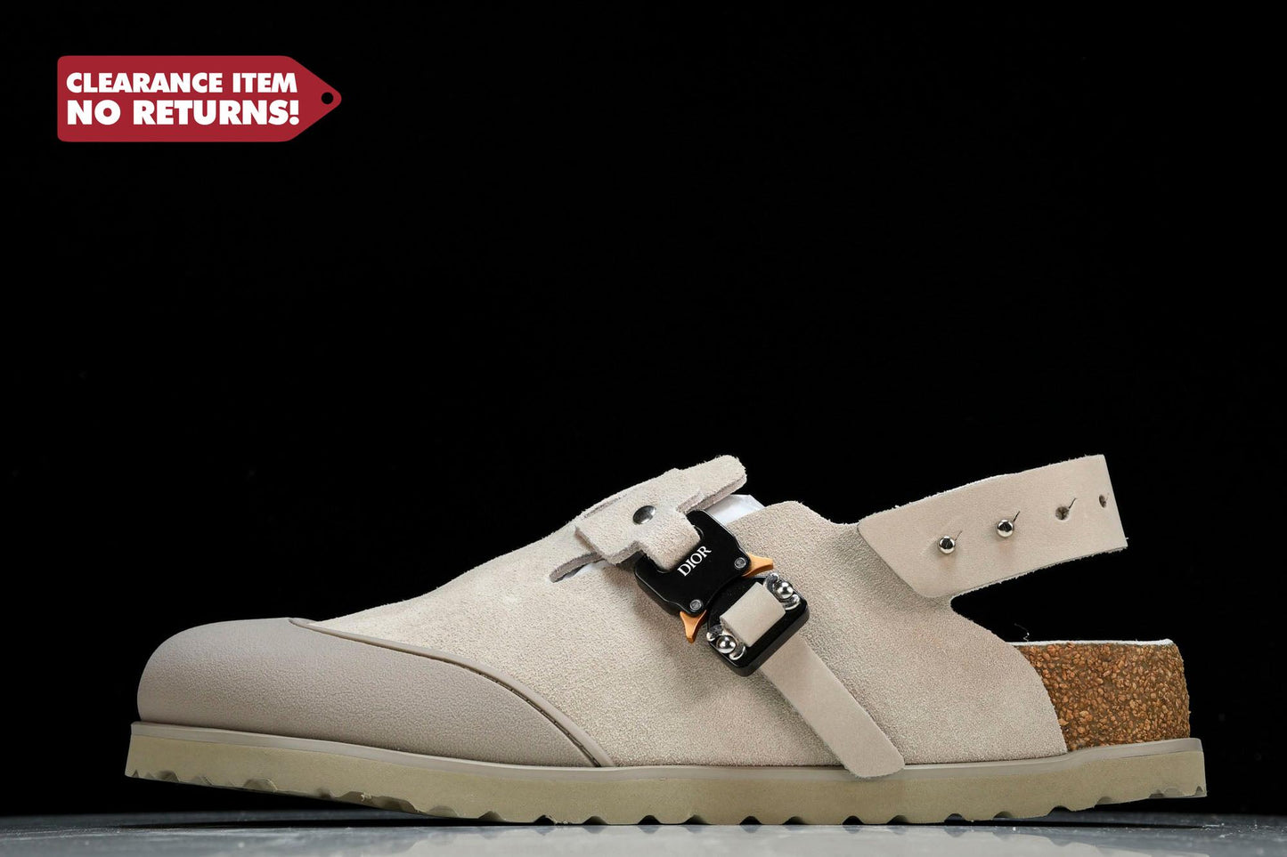 Birkenstock x D1or Tokio Mule Calfskin 'Greige' - UK 12 / US 13 / EU 46