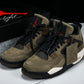 Travis Scott AJ4 Retro 'Olive Mocha' (Friends & Family)