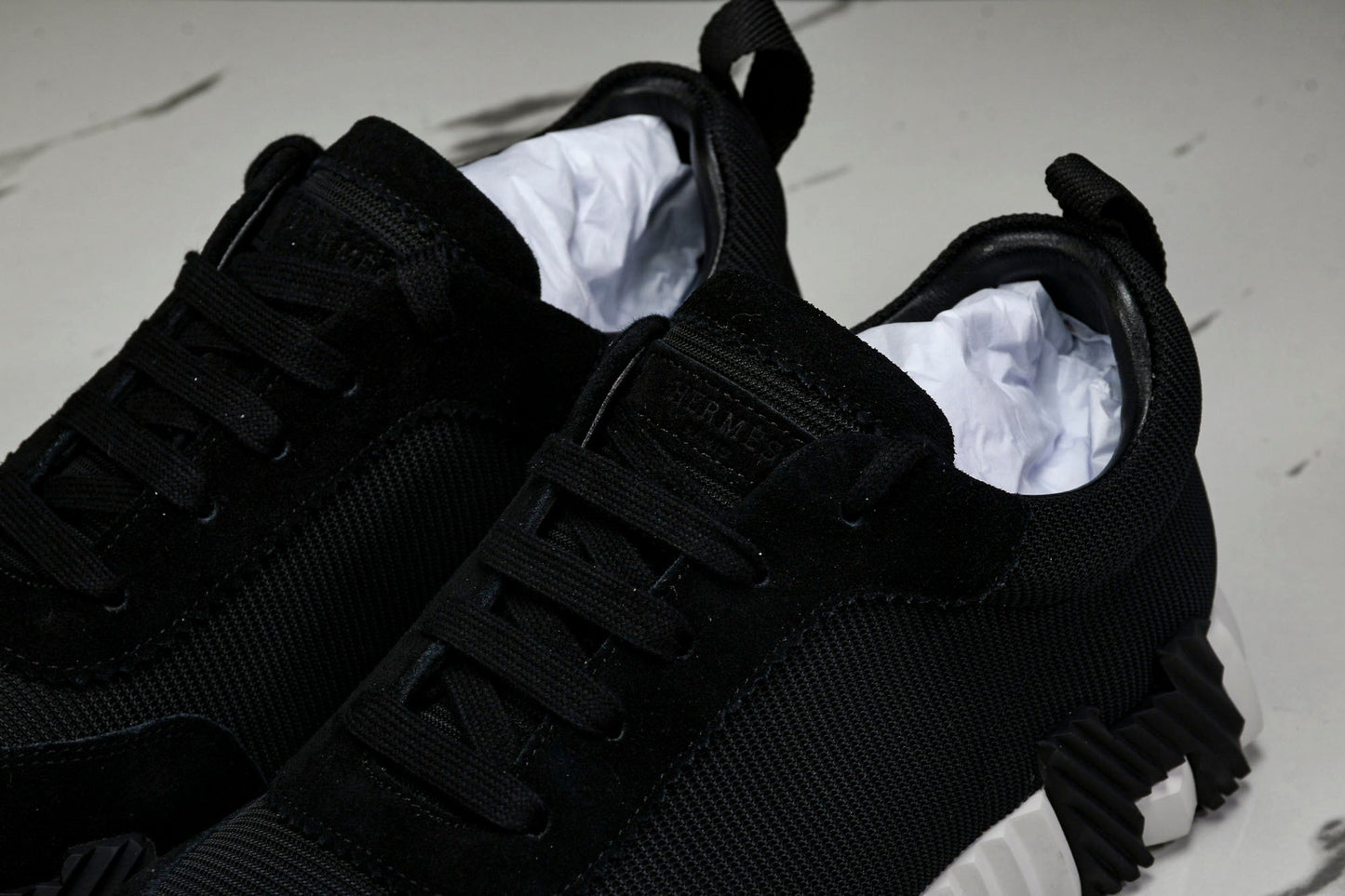 Hermès Bouncing Sneaker 'Noir Blanc'