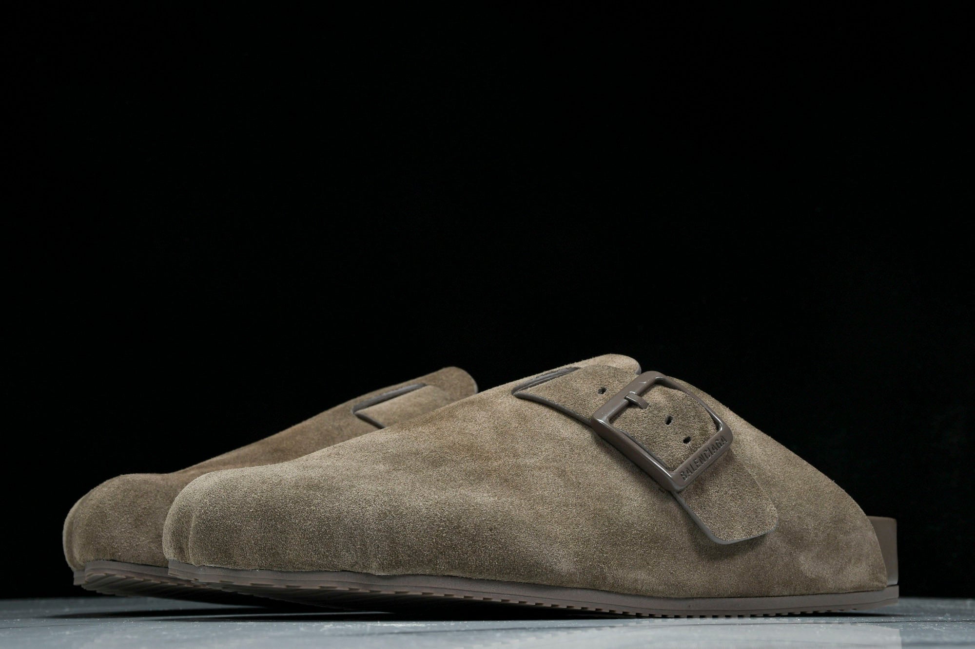 Вirkenstock x Вalenciaga Sunday Mule Suede 'Brown'