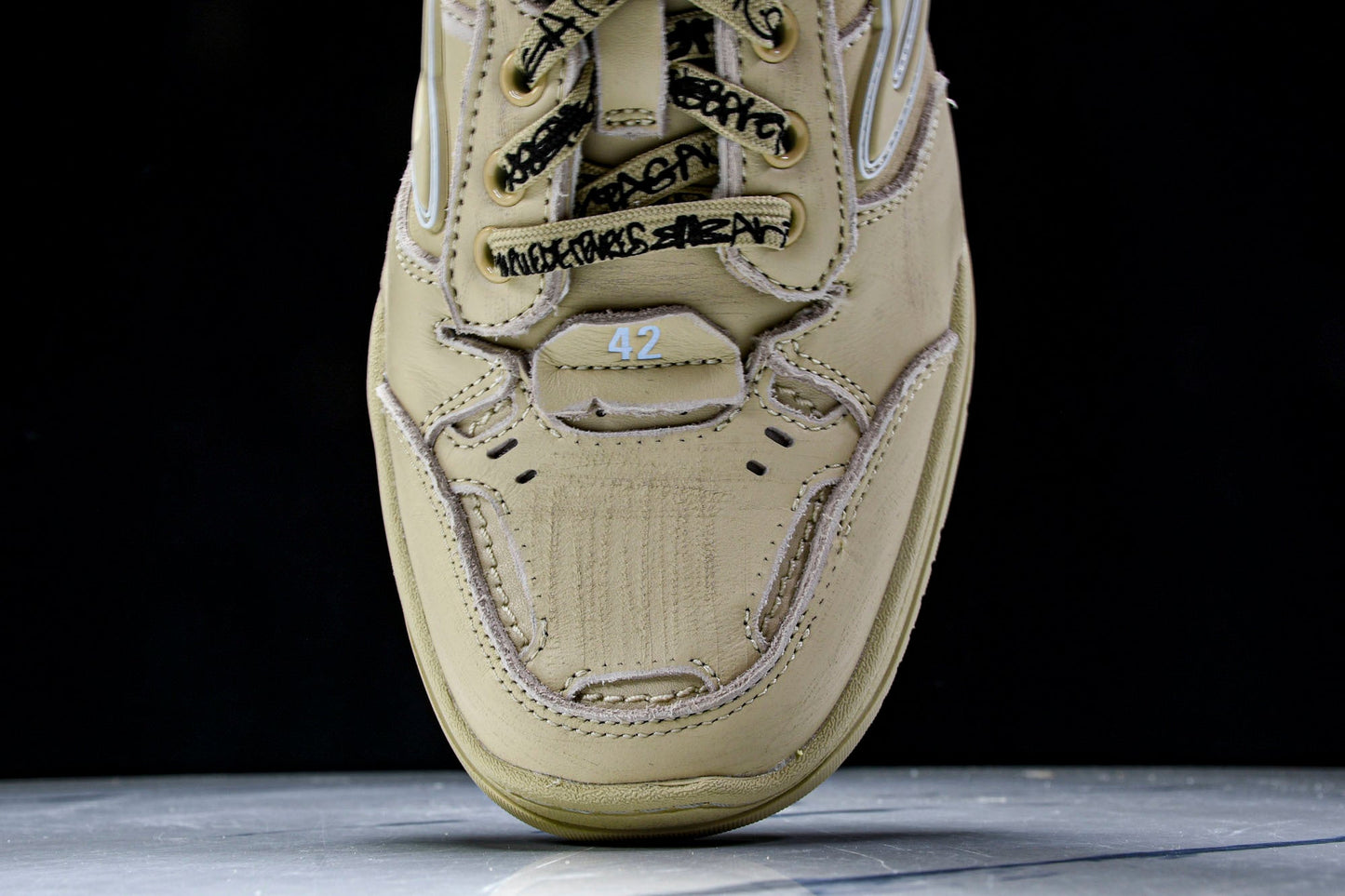 Вalenciaga Hamptons Worn-Out Sneaker 'Beige'