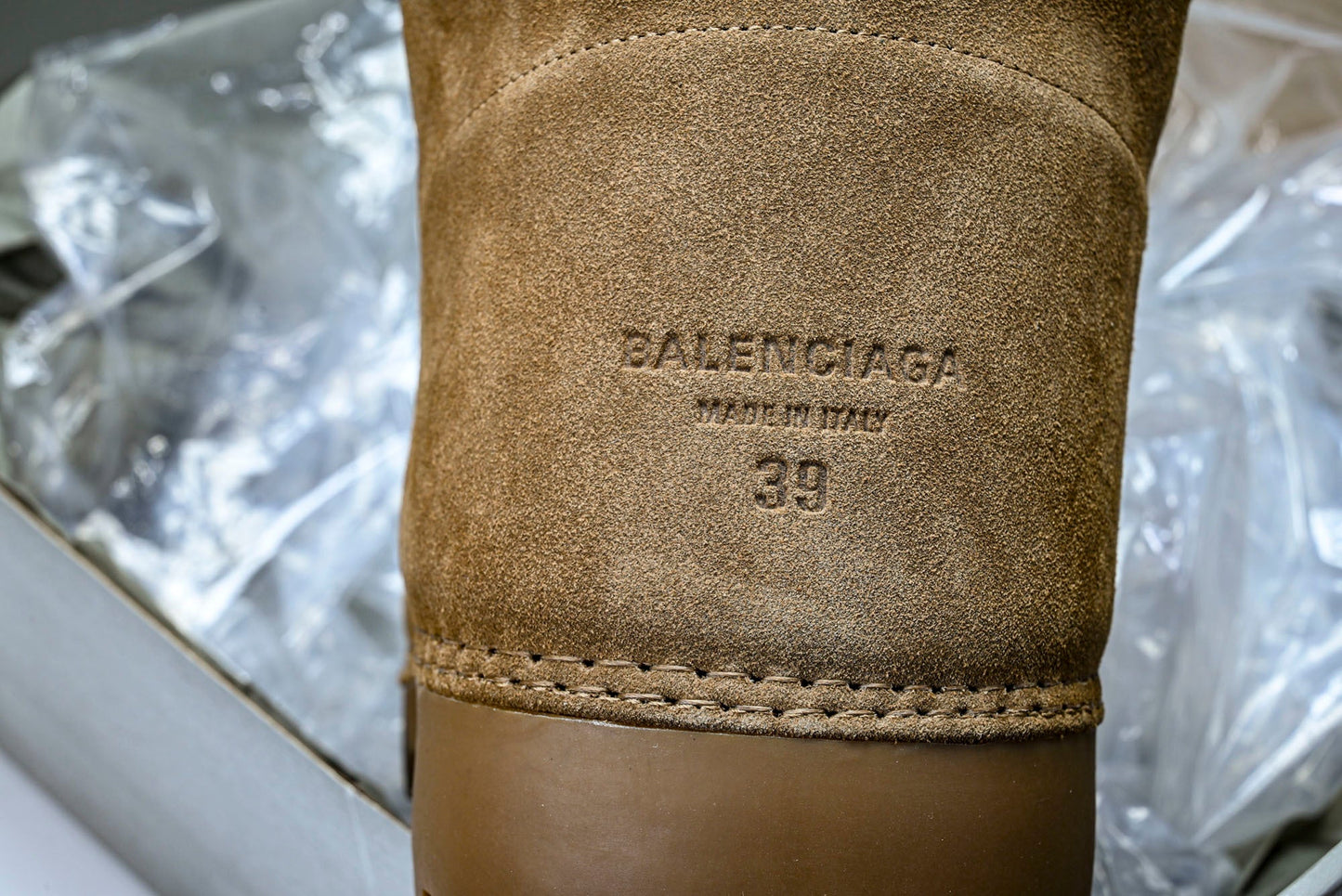 Вalenciaga Alaska Fur Low Boot 'Brown'