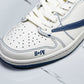 Travis Scott AJ1 Low x BAPE 'White Blue' (Custom)