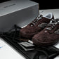 Вalenciaga Hamptons Suede Sneaker 'Dark Brown'