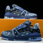 Louis Vuittоп Trainer Low 'Blue Denim Monogram Textile'