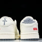 Travis Scott AJ1 Low x Supreme 'White Grey Sole' (Custom)