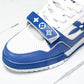 Louis Vuittоп Trainer Low Velcro Strap 'Perforated Blue'