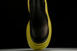 Вottega Veneta Tire Chelsea Boots 'Black Yellow'