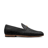 Firenze Moccasin Black Aligator