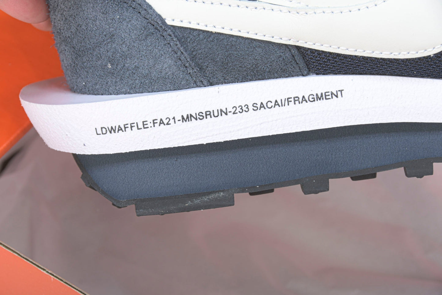 Fragment x Sacai LD Waffle ‘Blackened Blue’ - UK 4.5 (W 4) / US 5 (W 6.5) / EU 37.5