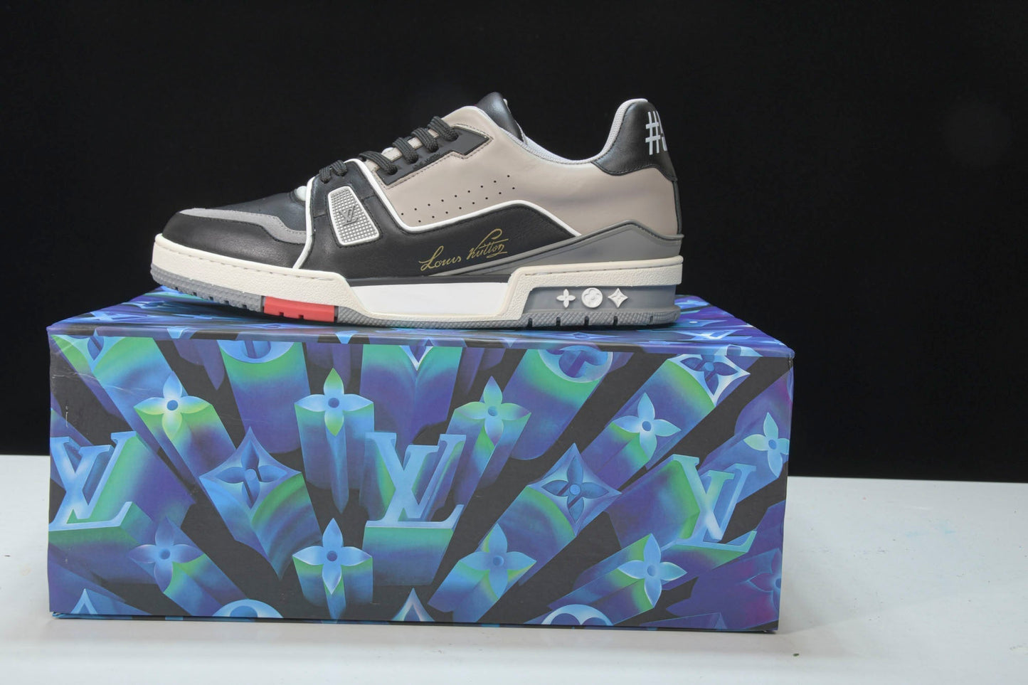 Louis Vuittоп Trainer Low 'Black Grey' - UK 5 / US 6 / EU 39