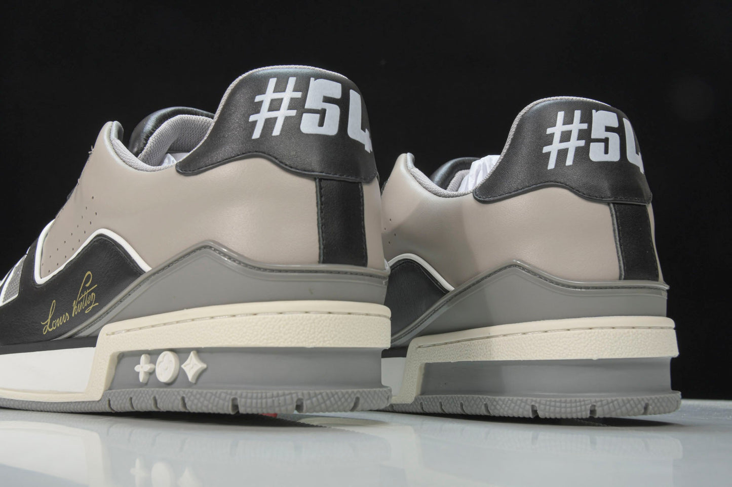 Louis Vuittоп Trainer Low 'Black Grey' - UK 5 / US 6 / EU 39
