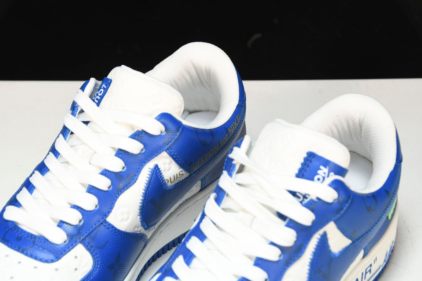 Louis Vuittоп x AF1 by Virgil Abloh 'Blue White' - UK 4 / US 5 / EU 39