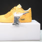 Off-White AF1 ‘University Gold’ - UK W 3 (M 3.5) / US W 5.5 (M 4) / EU 36