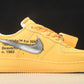Off-White AF1 ‘University Gold’ - UK W 3 (M 3.5) / US W 5.5 (M 4) / EU 36