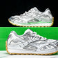 Вottega Veneta Orbit Sneaker 'White Silver Gum'