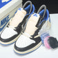 Travis Scott AJ1 Low x Fragment ‘Military Blue’ - UK 9.5 / US 10.5 / EU 44.5