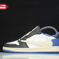 Travis Scott AJ1 Low x Fragment ‘Military Blue’ - UK 9.5 / US 10.5 / EU 44.5