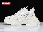 Triple S Sneaker "Allover Logo - White" - UK 11 / US 12 / EU 45