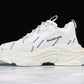 Triple S Sneaker "Allover Logo - White" - UK 11 / US 12 / EU 45